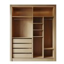 Ver imagem 5 de Guarda Roupa Infanto Juvenil 100% MDF 2 P Correr 4 Gavetas com LED Boston Branco Cinamomo Yescasa