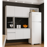 Kit Cozinha Suspensa com Balcão Mel 180cm Poquema Móveis - 1