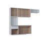 Kit Cozinha Suspensa com Balcão Mel 180cm Poquema Móveis - 5