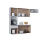 Kit Cozinha Suspensa com Balcão Mel 180cm Poquema Móveis - 3
