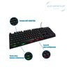 Teclado Gamer Semi Mecânico Iluminado Rgb em Ptbr - 2
