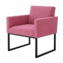 Ver imagem 5 de Poltrona Decorativa Reforçada para Recepção e Estética Rose