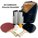 Ver imagem 3 de Kit Raquete Rede Retratil Ping Pong 3 Bolinhas Tenis Mesa Conjunto Completo Treino Esporte Recreaçao