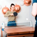 Ver imagem 6 de Kit Raquete Rede Retratil Ping Pong 3 Bolinhas Tenis Mesa Conjunto Completo Treino Esporte Recreaçao