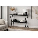 Ver imagem 1 de Aparador Industrial Multiuso 2 Prateleiras 84x40x88cm Preto