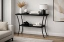 Ver imagem 1 de Aparador Industrial Multiuso 2 Prateleiras 84x40x88cm Preto