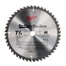 Disco de Serra Circular 7 1/4" 48 Dentes para Madeira Milwaukee - 1