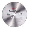 Disco de Serra Circular 7 1/4" 140 Dentes para Madeira Milwaukee - 1