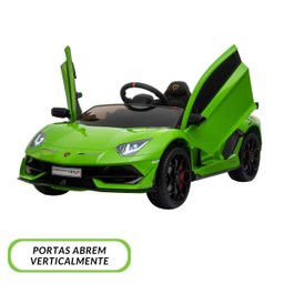 Mini Carro Elétrico Infantil Lamborghini Aventador Svj 12v Controle Importway Bw303 Licenciado - 6