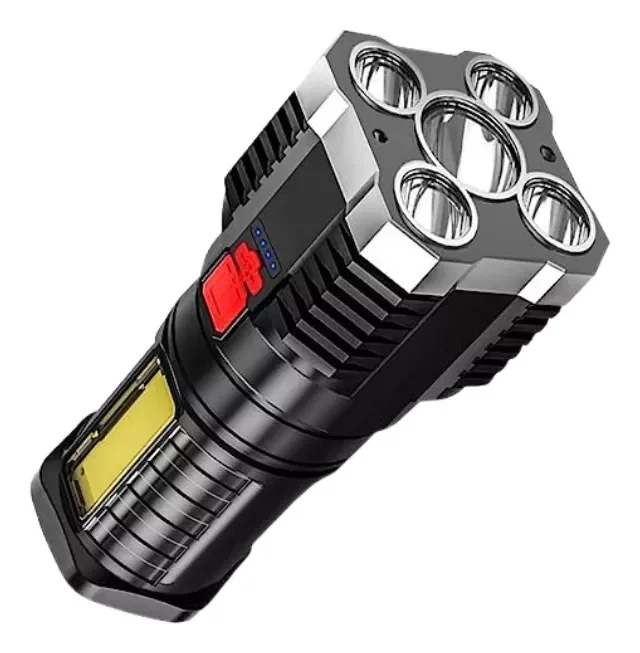 Ver imagem 1 de Lanterna 5 Leds Cob Lt-8935 Recarregável