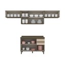 Ver mais imagens de Cozinha Modulada Compacta 280cm 07 Portas 3 Gavetas Connect Henn