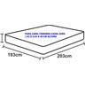 Lençol King Casal Percal Bordado Floral Palha 4 Pçs - Veneza - 4