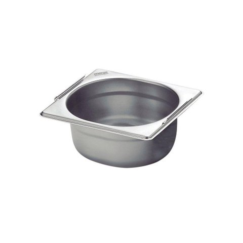 Cuba Tramontina Gn 1/6 em Aço Inox com Alças Móveis Profundidade 65 Mm - Aço 430 Tramontina