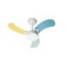 Ventilador Teto New LED Colors 3 Pás Masculino 110 V 130 W - 1