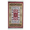 Ver imagem 1 de Tapete para Sala Quarto Hall de Entrada Turco Kilim Dupla Face - 140x215cm