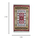 Ver imagem 4 de Tapete para Sala Quarto Hall de Entrada Turco Kilim Dupla Face - 140x215cm