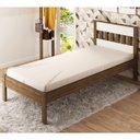 Ver imagem 2 de Cama Solteiro com Auxiliarcm8006cm8008 Qt8 Nogal Branco Tecno Mobili