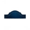 Ver imagem 2 de Cabeceira King Luxo 193x60 Suede Azul Tachas Prata