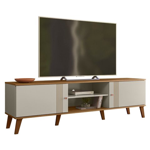Rack Bancada para Tv 75 Pol 180cm Sia Off/nature Z49 - Mpozenato