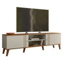Ver imagem 1 de Rack Bancada para Tv 75 Pol 180cm Sia Off/nature Z49 - Mpozenato