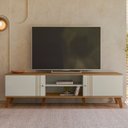 Ver imagem 7 de Rack Bancada para Tv 75 Pol 180cm Sia Off/nature Z49 - Mpozenato