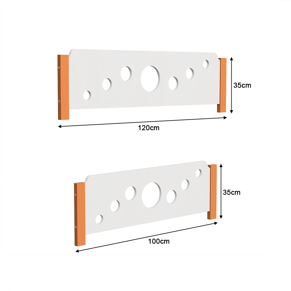 Beliche Infantil Solteiro Star com Cama Auxiliar Branco com Mel - Divaloto Móveis - 6