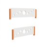 Beliche Infantil Solteiro Star com Cama Auxiliar Branco com Mel - Divaloto Móveis - 3