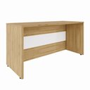 Ver imagem 4 de Balcão de Atendimento Reto 150 cm Recepção Baixo F5 Office