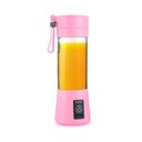 Ver imagem 2 de Mini Liquidificador Portátil Com Bateria Recarregável - Rosa