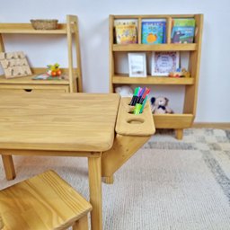 Mesa com Cadeira Infantil Alecrim 50A x 84L x 55P Cubomob MEL - 3
