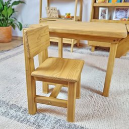 Mesa com Cadeira Infantil Alecrim 50A x 84L x 55P Cubomob MEL - 2