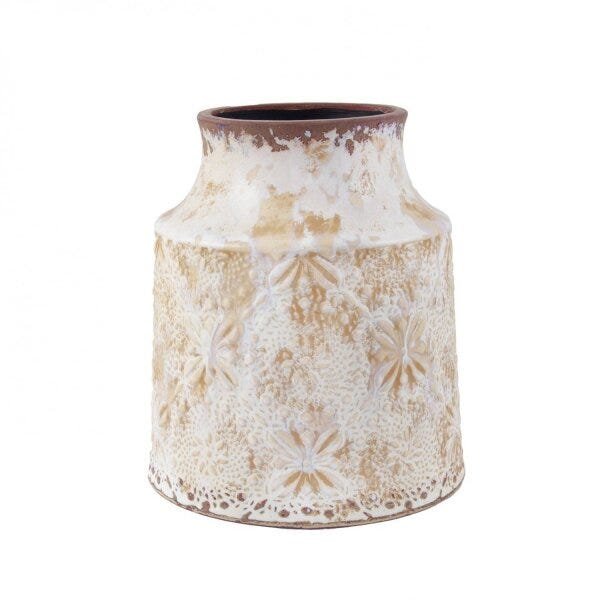 Vaso Decorativo em Cerâmica 21cmx19cm Mart Collection - 1