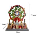 Ver imagem 4 de Enfeite Roda Gigante Natal Natalino Papai Noel LED Movimento Cenario Musical Parque de Diversao Casa