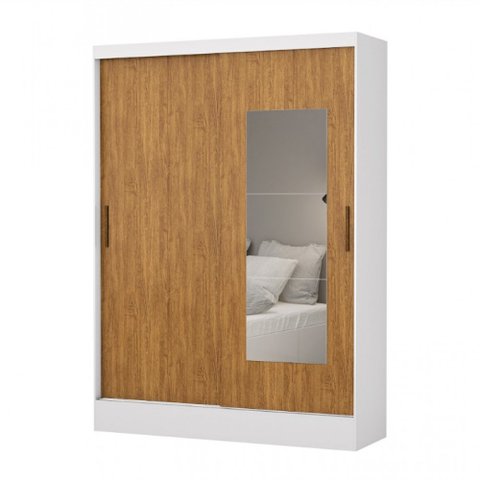 Guarda-roupa Belem 2 Portas de Correr 2 Gavetas