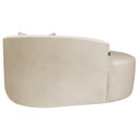 Ver imagem 4 de Recamier Curvo Orgânico 150cm 2 Lugares Lado Esquerdo para Sala de Estar Bouclé Londres