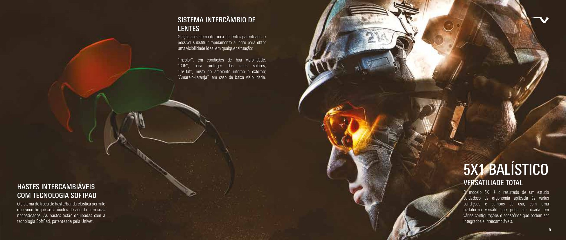 Óculos Segurança Ideal Para Airsoft Proteção Balistica Laranja Para Graduar - 10
