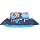 Ver imagem 5 de Kit Colcha e Jogo de Cama Solteiro Superman 100% Algodão 160x220cm Bene Casa Superman