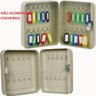 CLAVICULARIO ARMARIO ORGANIZADOR PORTA 20 CHAVES EM METAL KIT FIXADOR DE PAREDE COMPLETO - 3