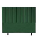 Ver imagem 4 de Cabeceira Estofada Líbia 195cm King Suede Verde