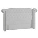 Ver imagem 6 de Cabeceira Cama Box King 195cm Provença P02 Bouclé Branco - Mpozenato