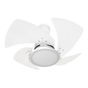 Ver imagem 1 de Ventilador de Teto Tornado LED Branco 4 Pás de MDF Brancas 220 V
