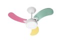 Ver imagem 1 de Ventilador Teto New LED Colors 3 Pás Feminino 220V 130 W
