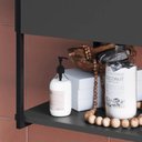 Ver imagem 3 de Gabinete de Banheiro Suspenso 50cm com Cuba Moly Grafite Z54 - Mpozenato