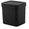 Lixeira Para Pia De Cozinha 4,7L E Dispenser Porta Detergente E Organizador 650ml Preto OU - 4