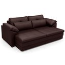 Ver imagem 2 de Sofá Retrátil para Sala de Estar 2 Lugares 175cm Riza S03 Couro Caramelo - Lyam Decor