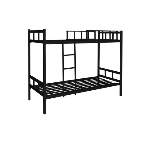 Beliche Inteira de Ferro Solteiro Preto, 2 Pessoas