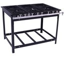 Ver imagem 1 de Fogão Industrial Venâncio 6 Bocas 3 Simples a Gás Baixa Pressão Espera para Forno E6d3e