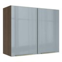 Ver imagem 1 de Armário Aéreo Madesa Lux 80 cm 2 Portas Rustic/Cinza