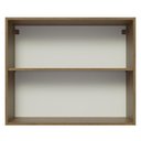 Ver mais imagens de Armário Aéreo Madesa Lux 80 cm 2 Portas Rustic/Cinza