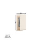 Ver imagem 3 de Balcão de Cozinha Porta Toalha 20 Cm Connect Henn Off White